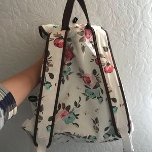 aeropostale floral canvas backpack